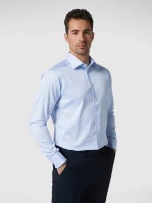 Koszula biznesowa o kroju slim fit z diagonalu Eton