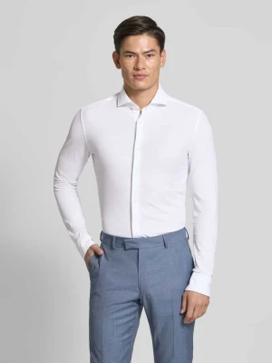 Koszula biznesowa o kroju slim fit z dżerseju Boss