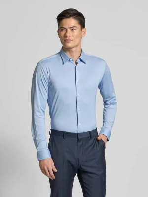 Koszula biznesowa o kroju slim fit z fakturą Boss
