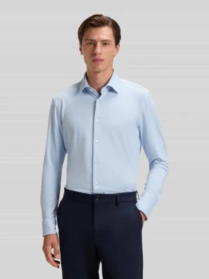 Koszula biznesowa o kroju slim fit z fakturowanym wzorem Boss