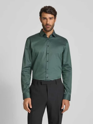 Koszula biznesowa o kroju slim fit z fakturowanym wzorem Jake*s