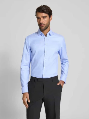 Koszula biznesowa o kroju slim fit z fakturowanym wzorem Jake*s