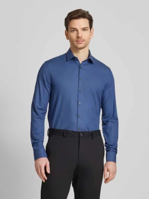 Koszula biznesowa o kroju slim fit z fakturowanym wzorem model ‘Bari’ CK Calvin Klein