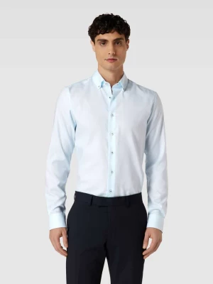 Koszula biznesowa o kroju Slim Fit z kołnierzykiem typu button down Eterna
