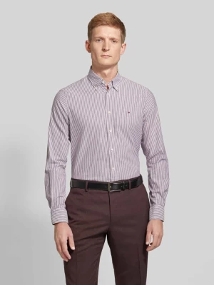Koszula biznesowa o kroju slim fit z kołnierzykiem typu button down model ‘ROYAL’ Tommy Hilfiger Tailored