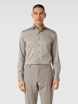 Koszula biznesowa o kroju slim fit z kołnierzykiem typu cutaway Eterna