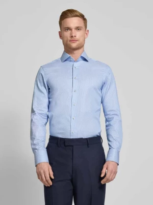 Koszula biznesowa o kroju slim fit z kołnierzykiem typu cutaway Eterna