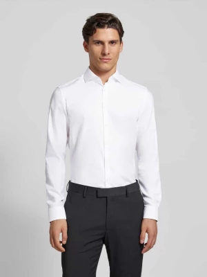 Koszula biznesowa o kroju slim fit z kołnierzykiem typu cutaway Jake*s