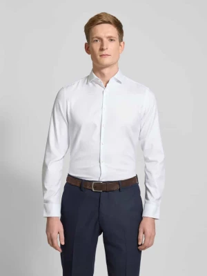 Koszula biznesowa o kroju slim fit z kołnierzykiem typu cutaway Jake*s