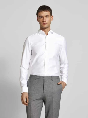 Koszula biznesowa o kroju slim fit z kołnierzykiem typu cutaway Jake*s