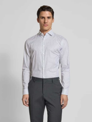 Koszula biznesowa o kroju slim fit z kołnierzykiem typu cutaway Jake*s
