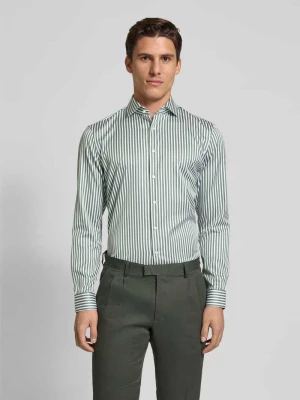 Koszula biznesowa o kroju slim fit z kołnierzykiem typu cutaway Jake*s