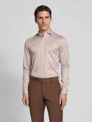 Koszula biznesowa o kroju slim fit z kołnierzykiem typu cutaway Jake*s