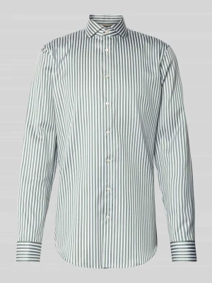 Koszula biznesowa o kroju slim fit z kołnierzykiem typu cutaway Jake*s