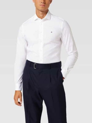 Koszula biznesowa o kroju slim fit z kołnierzykiem typu cutaway model ‘CORE’ Tommy Hilfiger Tailored