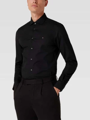 Koszula biznesowa o kroju slim fit z kołnierzykiem typu cutaway model ‘CORE’ Tommy Hilfiger Tailored