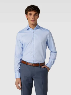 Koszula biznesowa o kroju slim fit z kołnierzykiem typu cutaway model ‘CUTAWAY’ Profuomo
