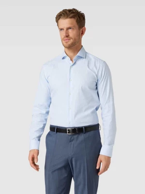 Koszula biznesowa o kroju slim fit z kołnierzykiem typu cutaway model ‘Hank’ Boss