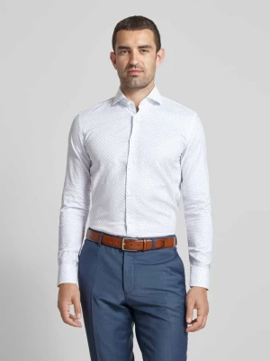 Koszula biznesowa o kroju slim fit z kołnierzykiem typu cutaway model ‘Hank’ Boss