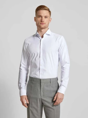 Koszula biznesowa o kroju slim fit z kołnierzykiem typu cutaway model ‘Hank’ Boss