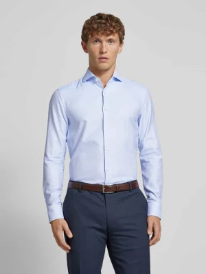 Koszula biznesowa o kroju slim fit z kołnierzykiem typu cutaway model ‘Hank’ Boss