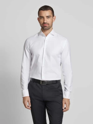 Koszula biznesowa o kroju slim fit z kołnierzykiem typu cutaway model ‘Hank’ Boss