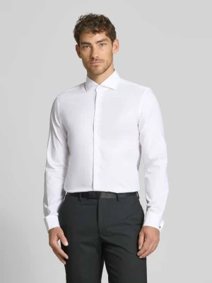 Koszula biznesowa o kroju slim fit z kołnierzykiem typu cutaway model ‘Hank’ Boss