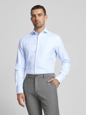 Koszula biznesowa o kroju slim fit z kołnierzykiem typu cutaway Profuomo