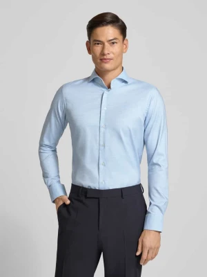 Koszula biznesowa o kroju slim fit z kołnierzykiem typu cutaway Profuomo