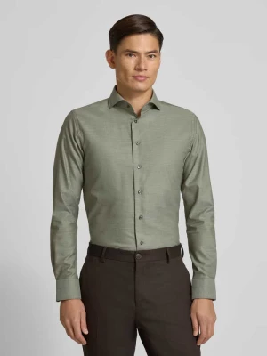 Koszula biznesowa o kroju slim fit z kołnierzykiem typu cutaway Profuomo