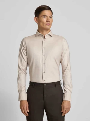 Koszula biznesowa o kroju slim fit z kołnierzykiem typu cutaway Profuomo
