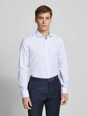 Koszula biznesowa o kroju slim fit z kołnierzykiem typu cutaway seidensticker
