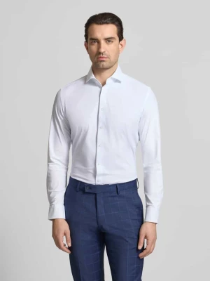Koszula biznesowa o kroju slim fit z kołnierzykiem typu cutaway seidensticker