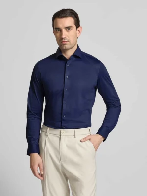 Koszula biznesowa o kroju slim fit z kołnierzykiem typu cutaway seidensticker