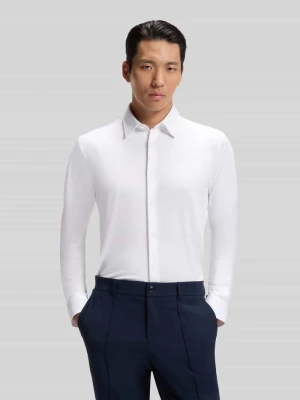 Koszula biznesowa o kroju slim fit z kołnierzykiem typu kent Boss Biały