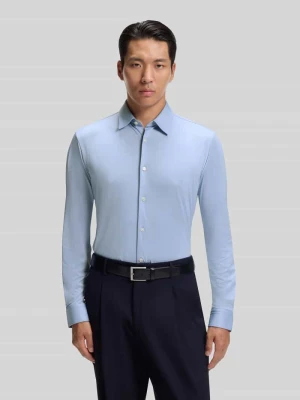 Koszula biznesowa o kroju slim fit z kołnierzykiem typu kent Boss Jasnoniebieski