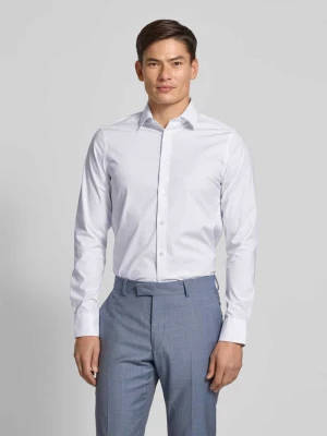 Koszula biznesowa o kroju slim fit z kołnierzykiem typu kent CK Calvin Klein