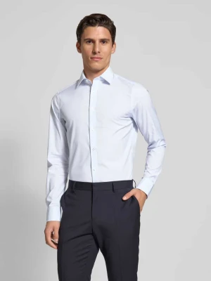 Koszula biznesowa o kroju slim fit z kołnierzykiem typu kent CK Calvin Klein