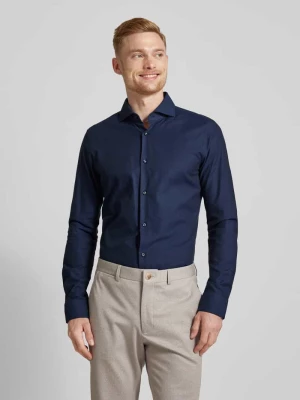 Koszula biznesowa o kroju slim fit z kołnierzykiem typu kent Joop!