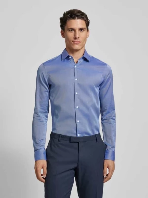 Koszula biznesowa o kroju slim fit z kołnierzykiem typu kent Joop!