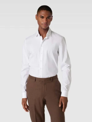 Koszula biznesowa o kroju slim fit z kołnierzykiem typu kent model ‘Bari’ CK Calvin Klein