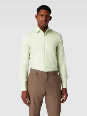 Koszula biznesowa o kroju slim fit z kołnierzykiem typu kent model ‘Bari’ CK Calvin Klein