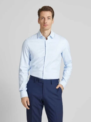 Koszula biznesowa o kroju slim fit z kołnierzykiem typu kent model ‘Bari’ CK Calvin Klein