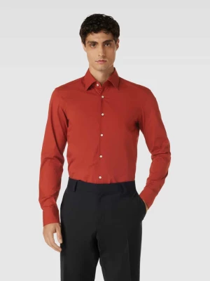 Koszula biznesowa o kroju slim fit z kołnierzykiem typu kent model ‘HANK’ Boss