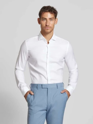 Koszula biznesowa o kroju slim fit z kołnierzykiem typu kent model ‘Hank’ Boss