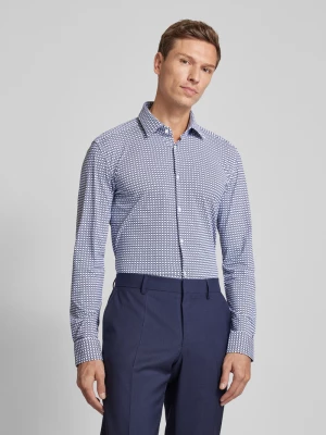 Koszula biznesowa o kroju slim fit z kołnierzykiem typu kent model ‘Kenno’ HUGO