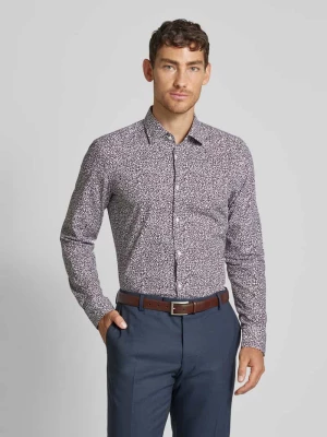 Koszula biznesowa o kroju slim fit z kołnierzykiem typu kent model ‘Kenno’ HUGO