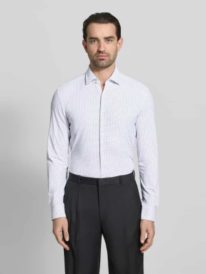 Koszula biznesowa o kroju slim fit z kołnierzykiem typu kent model ‘KENNO’ HUGO