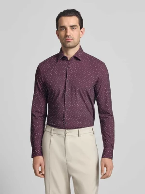 Koszula biznesowa o kroju slim fit z kołnierzykiem typu kent model ‘KENNO’ HUGO