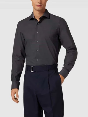 Koszula biznesowa o kroju slim fit z kołnierzykiem typu kent model ‘KENT’ Eterna